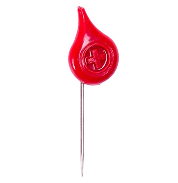 Canadian Red Cross Blood Donor Pin-FR