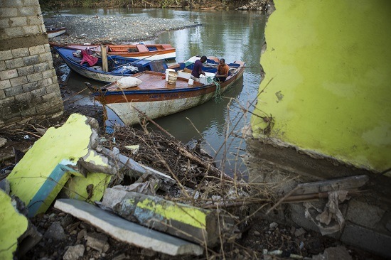 Claudio Juan Amparo, pêcheur originaire de Miches, en République dominicaine, a perdu sa maison lors de l’ouragan Maria. Photo : Catalina Martin-Chico / Fédération internationale 