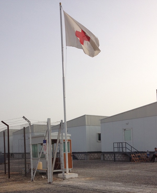 Support Red Cross Flag Azraq