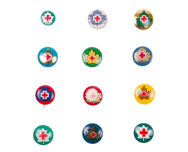 Épinglettes de membre de la Jeune Croix-Rouge canadienne
