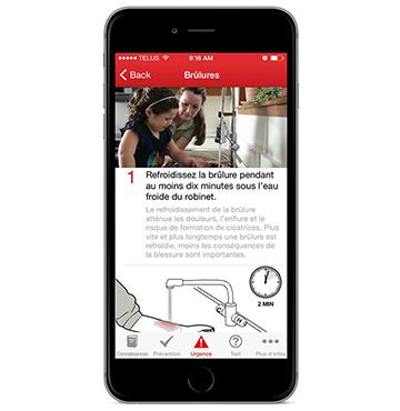 Canadian Red Cross First Aid App-FR