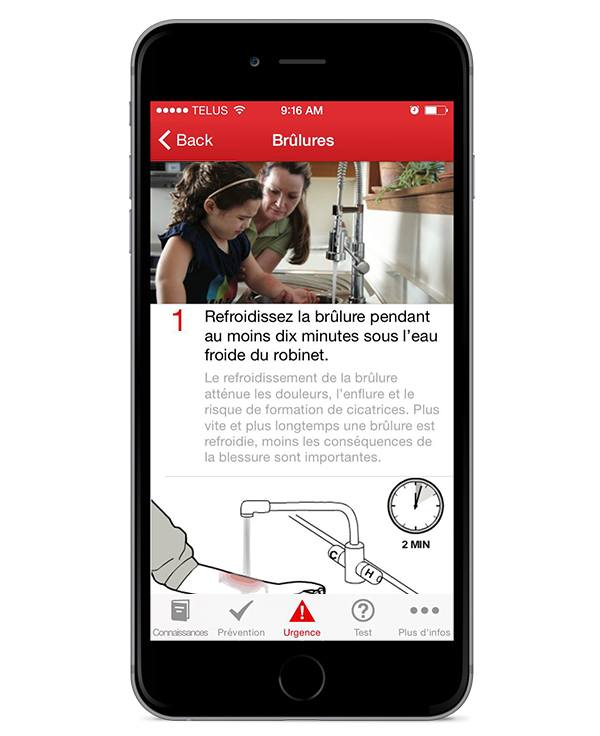Canadian Red Cross First Aid App-FR
