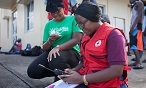 La Croix-Rouge de la Dominique, avec le soutien de la Fédération internationale, offre aux sinistrés