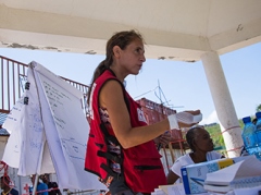 Après l’ouragan Matthew, la Croix-Rouge est appelée à intervenir pour endiguer la flambée de choléra