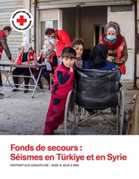 Mise à jour aux donateurs 2-ans — fonds de secours : séismes en Türkiye et en Syrie.