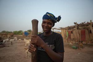 Sali Diabaté, bénévole de la Croix-Rouge au sein de sa collectivité